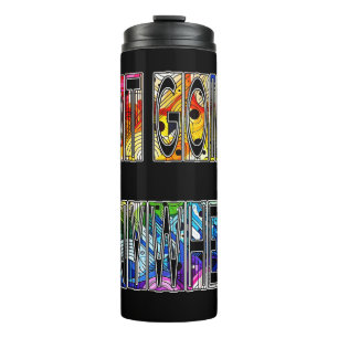 Nicht überall - LGBTQIA+-Stolz Thermosbecher