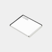 Nicht überarbeitet, ich bin berauscht post-it klebezettel (angewinkelt)