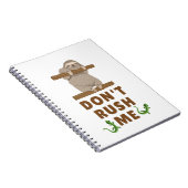 Nicht überstürzen notizblock (Rechte Seite)