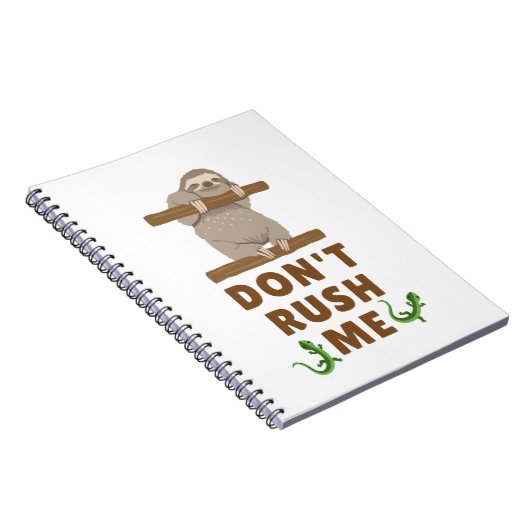 Nicht überstürzen notizblock (Rechte Seite)