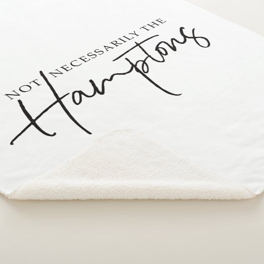 Nicht unbedingt das Hamptons große Sherpa-Decken Sherpadecke (3/4)