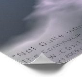 Nicht unendlich poster (Ecke)