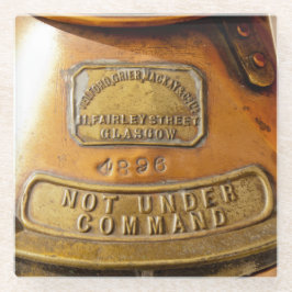 Nicht unter Befehl Glasuntersetzer