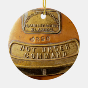 Nicht unter Befehl Keramik Ornament