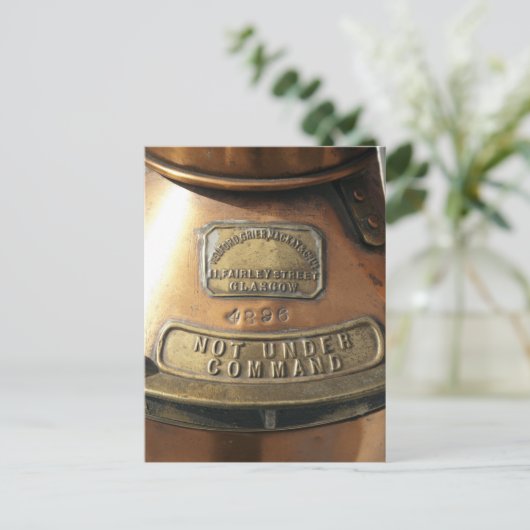 Nicht unter Befehl Postkarte (Stehend Vorderseite)