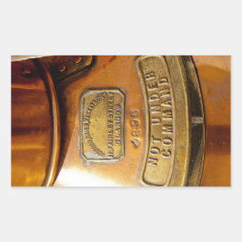 Nicht unter Befehl Rechteckiger Aufkleber