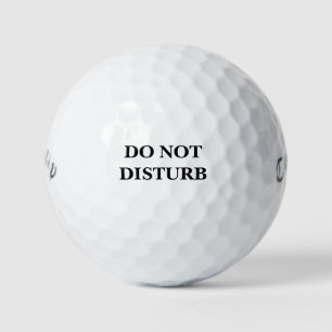 NICHT UNTERBRECHEN GOLFBALL