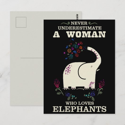 Nicht unterschätzen Postkarte (Vorne/Hinten)