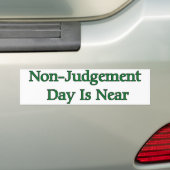 Nicht-Urteil Tag ist nahe Autoaufkleber (Auf Auto)