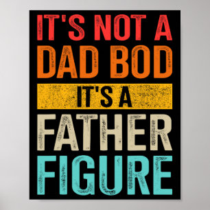 Nicht Vater Bod Vaterfigur für Vatertag Geburtstag Poster