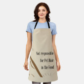 Nicht verantwortlich für das Hair von Haustieren i Schürze (Getragen)