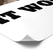 Nicht verärgern oder panisieren, das wird dir nich poster (Ecke)