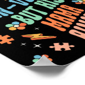 Nicht verbale, nicht sprachliche Äußerung Poster (Ecke)