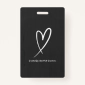 Nicht verbales Abzeichen Ausweis (Rückseite)