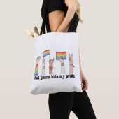Nicht verbergen mein stolzer Regenbogenflagge Groo Tasche (Von Nahem)