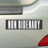 Nicht verbindlich | Anti Joe Biden | Dunkel Autoaufkleber (Auf Auto)