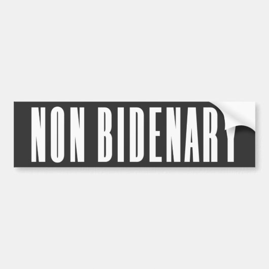 Nicht verbindlich | Anti Joe Biden | Dunkel Autoaufkleber (Vorne)