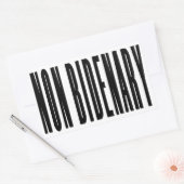 Nicht verbindlich | Anti Joe Biden | Licht Rechteckiger Aufkleber (Umschlag)