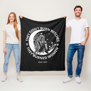 Nicht verbrannte Hexen verbrannte Frauenrechte pro Fleecedecke