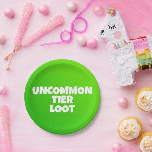 Nicht verbreitete Tier-Loot-Gamer-Papierplatte Pappteller (Party)