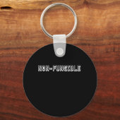 Nicht verformbare NFT-Zettel Schlüsselanhänger (Vorderseite)