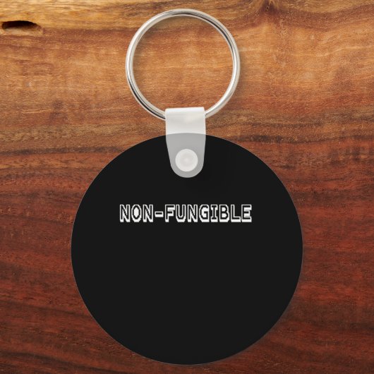 Nicht verformbare NFT-Zettel Schlüsselanhänger (Vorderseite)