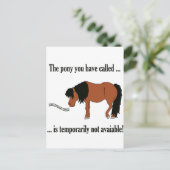 Nicht verfügbar! postkarte (Stehend Vorderseite)