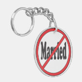 Nicht Verheiratet Schlüsselanhänger (Vorderseite links)