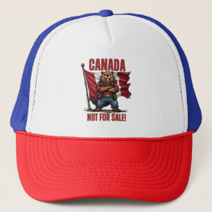NICHT VERKAUF, Kanada, Beaver Lumberjack, Flag, Truckerkappe