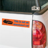 Nicht verlassene Orange Autoaufkleber (Auf Lkw)