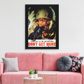 Nicht verletzen leinwanddruck (Insitu (Wohnzimmer))