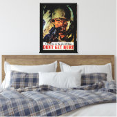 Nicht verletzen leinwanddruck (Insitu (Schlafzimmer))