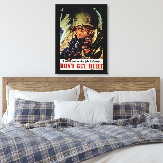 Nicht verletzen leinwanddruck (Insitu (Schlafzimmer))