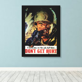 Nicht verletzen leinwanddruck (Insitu (Holzboden))