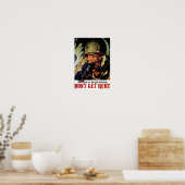 Nicht verletzen poster (Küche)