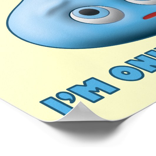 Nicht verletzen poster (Ecke)