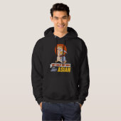 Nicht verrückt nicht reich nur asiatische Katze mi Hoodie (Vorne ganz)