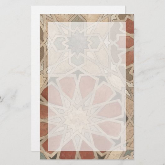 Nicht-Verschönerter Marrakesch-Entwurf I Briefpapier (Vorne/Hinten)