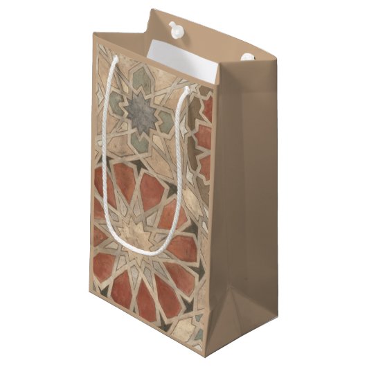 Nicht-Verschönerter Marrakesch-Entwurf I Kleine Geschenktüte (Vorderseite Schrägansicht)