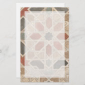 Nicht-Verschönerter Marrakesch-Entwurf II Briefpapier (Vorne/Hinten)