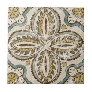 Nicht-Verschönertes Batik-Quadrat III Fliese