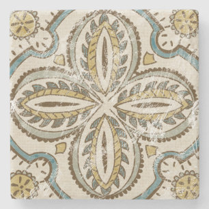 Nicht-Verschönertes Batik-Quadrat III Steinuntersetzer