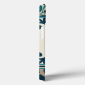 Nicht-Verschönertes Indigo-Fries II Case-Mate iPhone Hülle (Rückseite / Rechts)