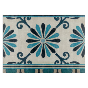 Nicht-Verschönertes Indigo-Fries II Schneidebrett