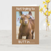 NICHT VERSUCHEN **HINTERN** IN AUF IHREN (70. GEBU KARTE (Gelbe Blume)