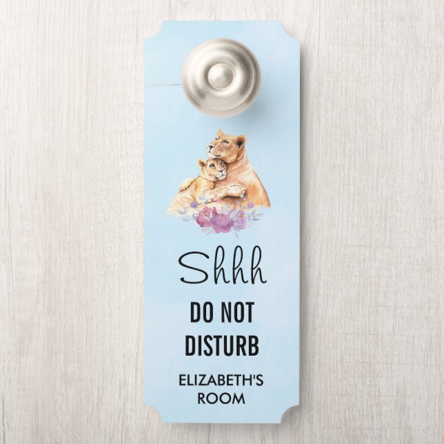 Nicht verzerren Niedliche Wasserfarben Muttermilch Türanhänger (Auf Knauf)