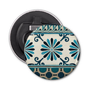 Nicht verzierte Indigofries II Flaschenöffner