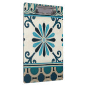 Nicht verzierte Indigofries II Klemmbrett (Rechts)