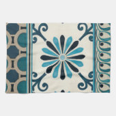 Nicht verzierte Indigofries II Küchentuch (Horizontal)