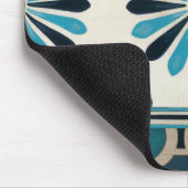 Nicht verzierte Indigofries II Mousepad (Ecke)